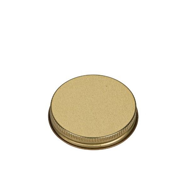 58-400 Gold Metal Screw Cap - Plastisol Liner