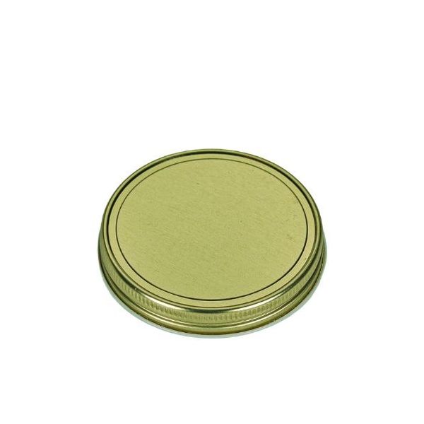 70-400 Gold Metal Screw Cap - Plastisol Liner