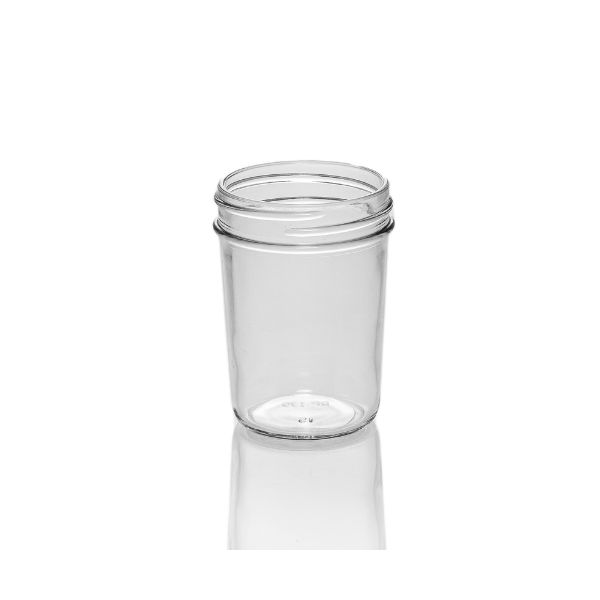 8 oz Glass Smooth Sided Jelly Jar, 70-450