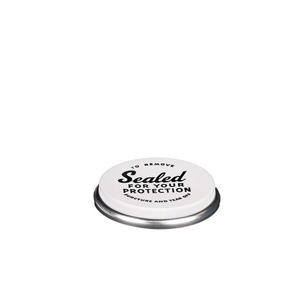 3/4 Inch Hex Head Plastic Capseal With Sealed For Your Protection Printed