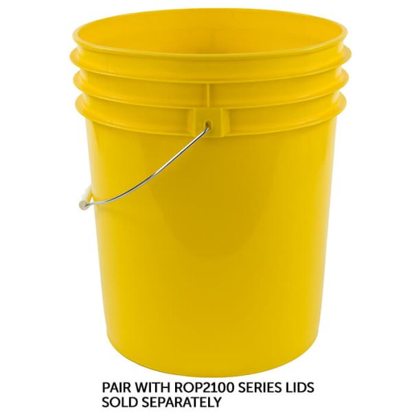 5 Gallon Yellow Bucket