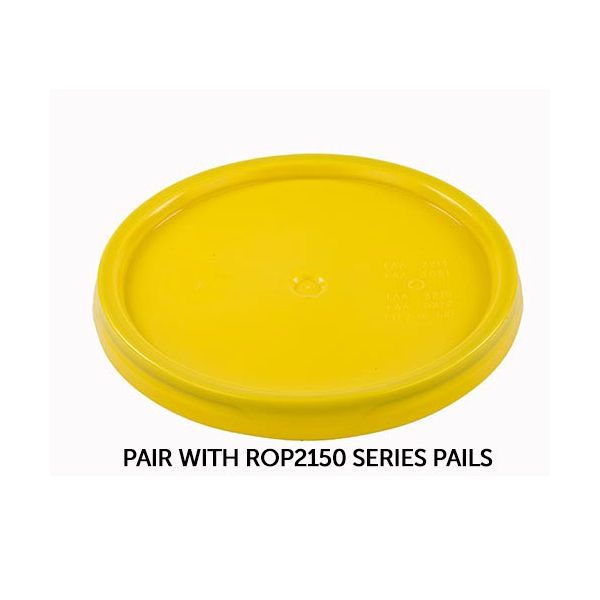 Yellow lid for 5 Gallon bucket
