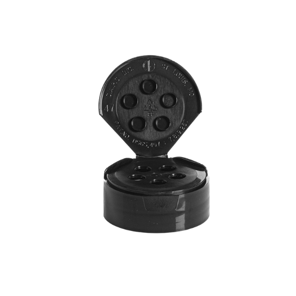 black spice cap with sift holes