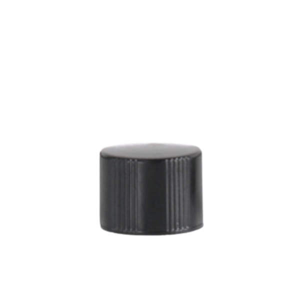 Black phenolic cap