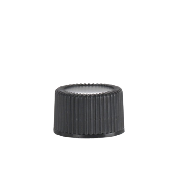 black ribbed cap