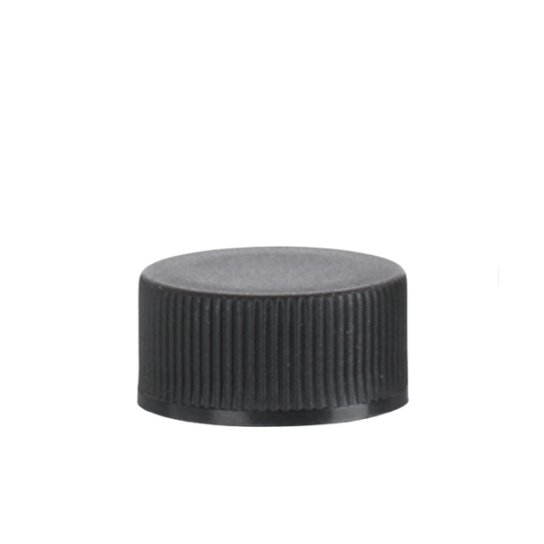 black ribbed cap
