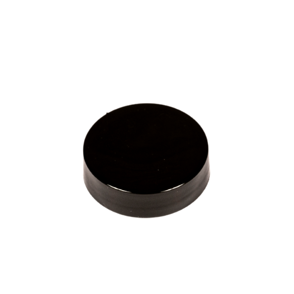 38-400 Black Smooth Cap 