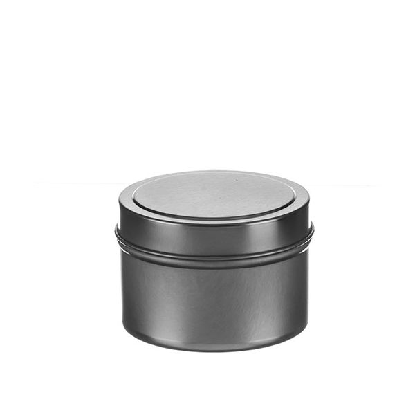 4 Oz. Deep Seamless Tin Can with Embossed Cover