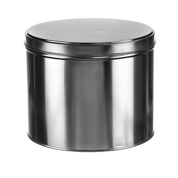 10 lb Industrial Metal Tin with Slip Cover