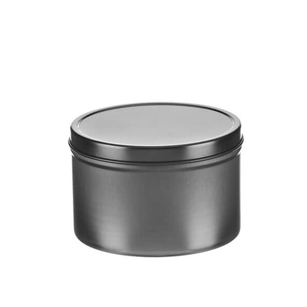 Metal tin with lid - 1 lb