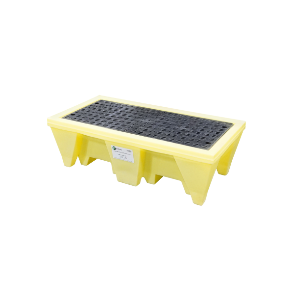 2 Drum Spill Pallet With Drain Enpac® 2000