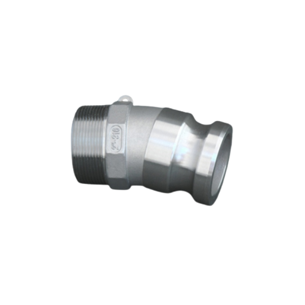Stainless Steel 2" Male NPT x 2" Male QD, 15°
