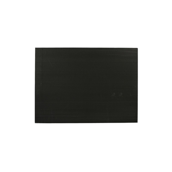 18" x 28" Black Plastic IBC Tote Marking Plate