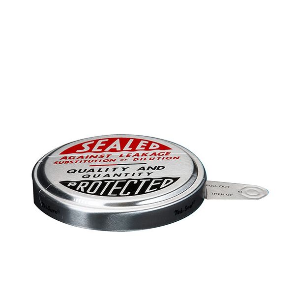 2 Inch Round Head Aluminum Capseal With Sealed Protected Printed On