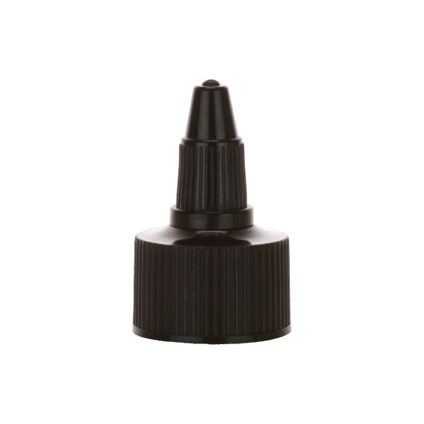 black twist open cap