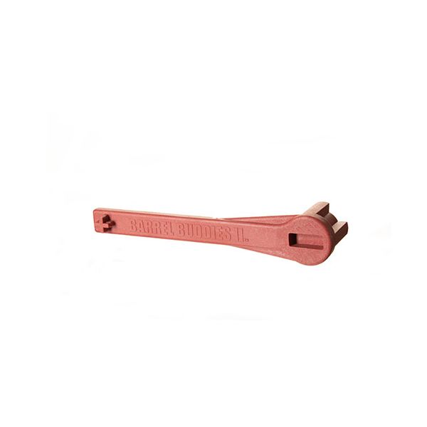 Red nylon bung wrench tool. 