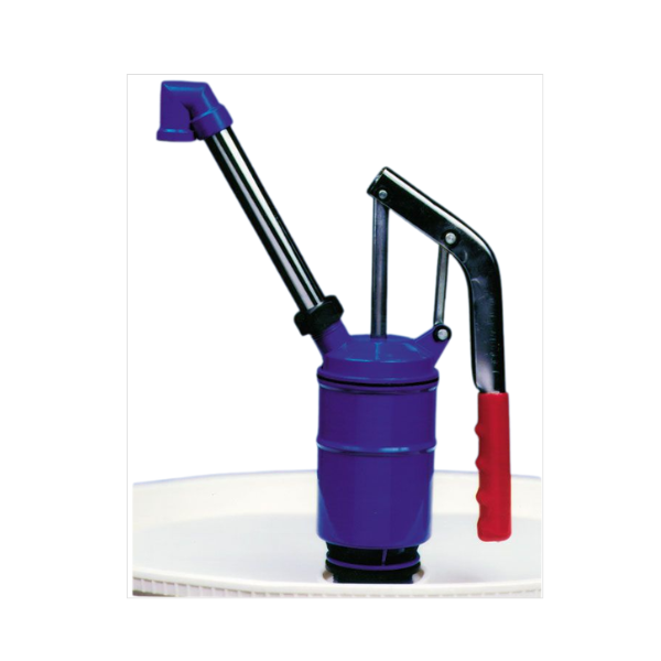 High Viscosity Lever Action Drum Pump - High Angle Discharge Spout
