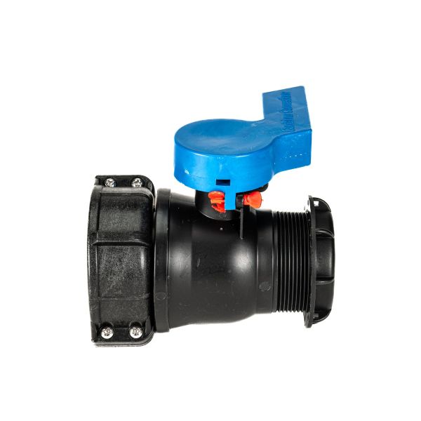 2 Inch NPT Ball Valve, 75 mm PP Collar, PE Gasket