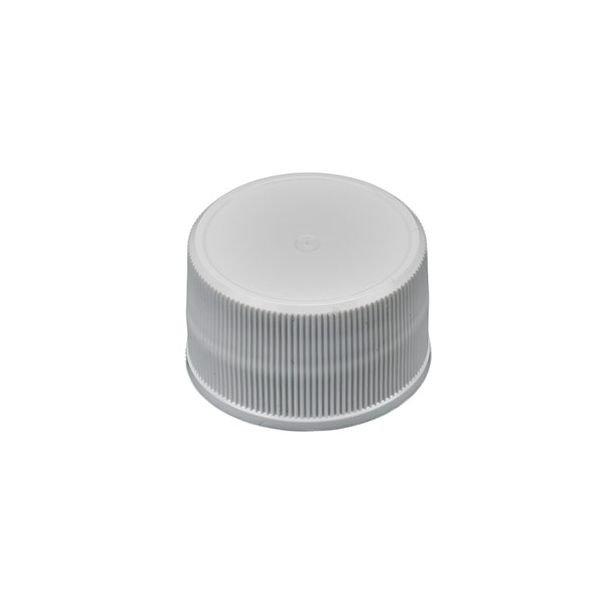 White Polypropylene Screw Caps - 28 mm