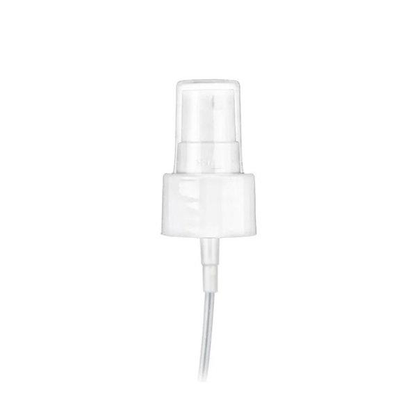 Smooth White Polypropylene Fine Mist Sprayer 5 5/16" Dip Tube, 24-410