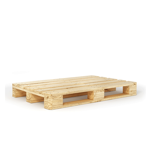 Square wood pallet