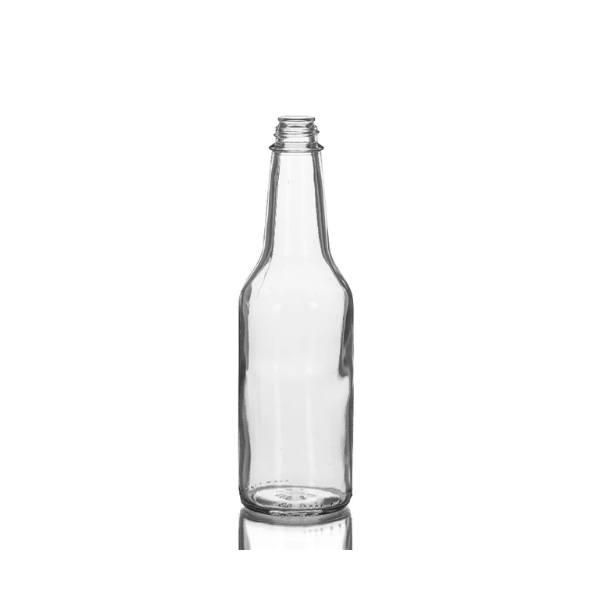 10 oz Clear Glass Woozy Bottle, 24-490