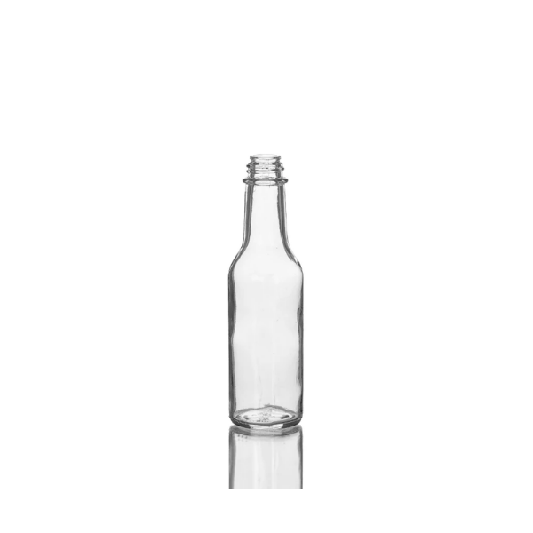 5 oz Clear Glass Woozy Bottle, 24-490