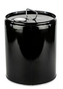 Tight head black pail