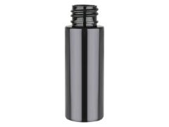 1 oz black PET cylinder 