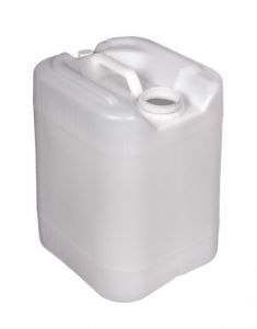 5 Gallon HDPE Closed Head Square Pail – Natural