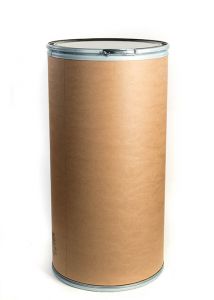 Extra large fiber storage drum with locking lid