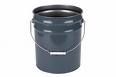 5 Gallon Steel Pail, Unlined, UN Rated - Black