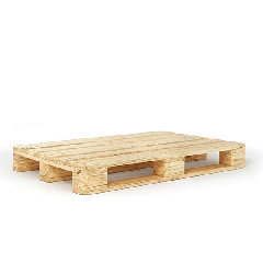 Square wood pallet