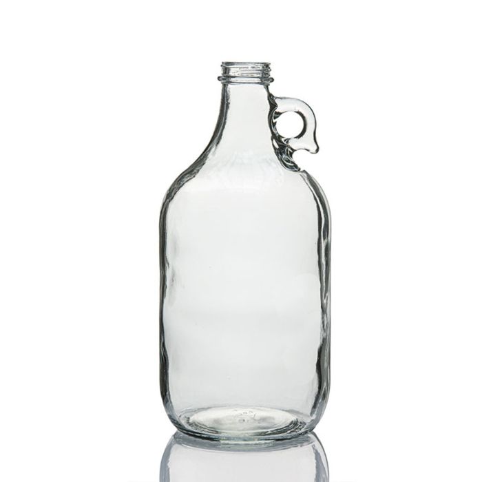 half gallon flint glass growler