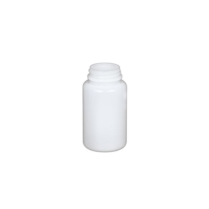 120cc Plastic Wide Mouth Natural Bottle – 4 oz.
