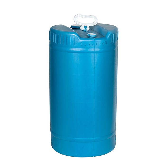 1420-M 15 Gallon Tight Head Plastic Drum - Blue, UN Rated - Basco USA