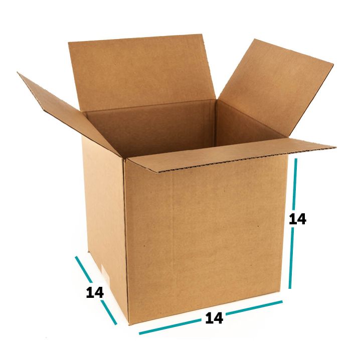 Square cardboard box