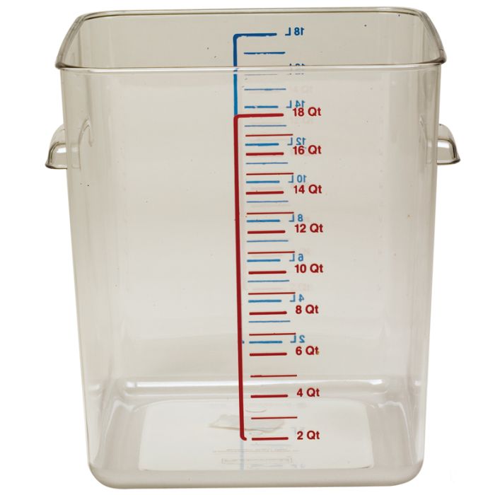 18 Quart Square Plastic Container - Rubbermaid® Food Storage