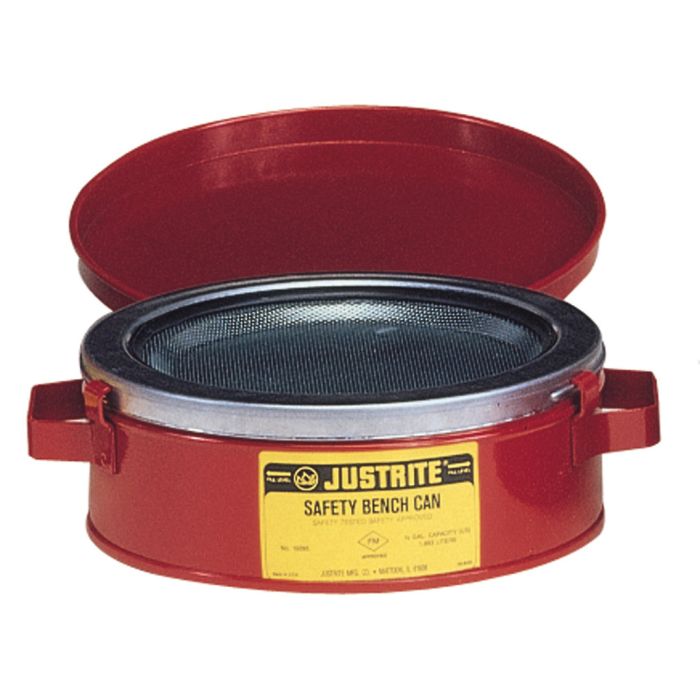 Justrite® Bench Can Small 1 Quart Parts Washer