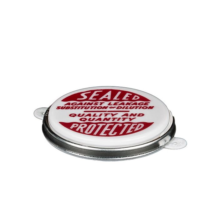 2 Inch Round Head Plastic Capseal With Sealed Protected Print