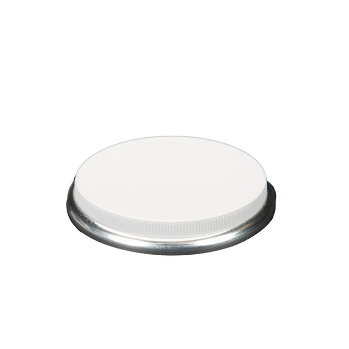 2 Inch Self Gasketing Hex Head Plastic Capseal White