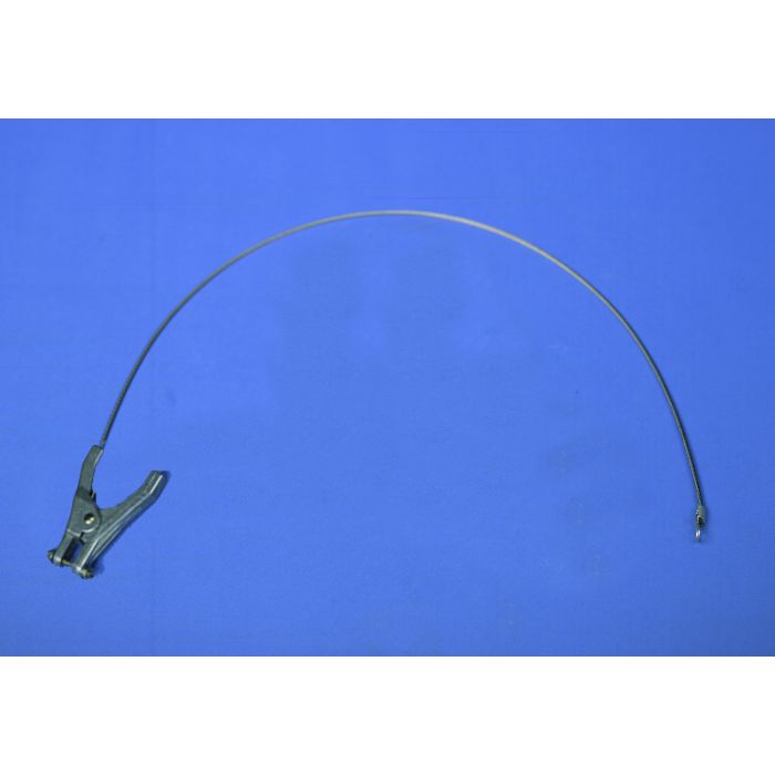 Plier Clamp and 1/4 Inch Terminal on 3 ft Stainless Steel Cable