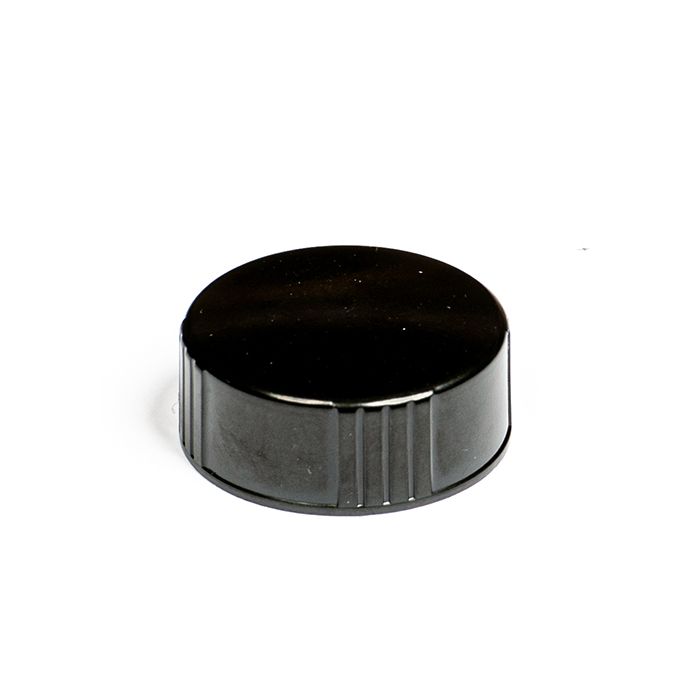 Black Phenolic Caps With Cone Insert - 28 mm