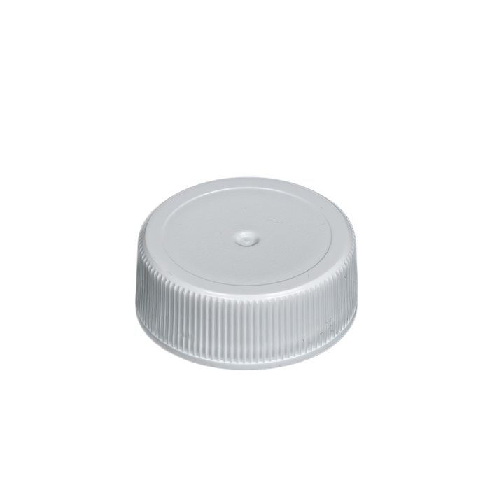 White Polypropylene Screw Caps - 28 mm
