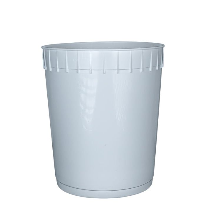 3 Gallon Ice Cream Pail - White