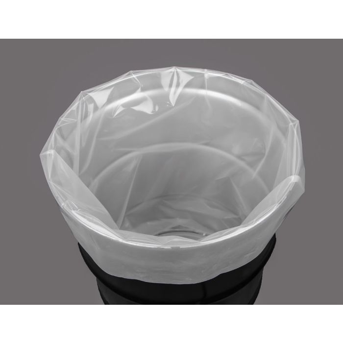 55 Gallon Round Bottom Fold-Back Liners - Flexible 10 mil