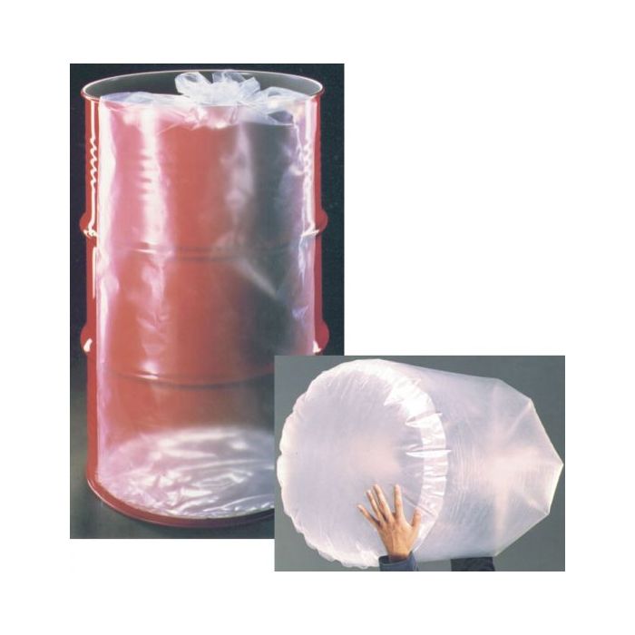 55 Gallon Round Bottom Flexible Liners Tie Top 10 mil
