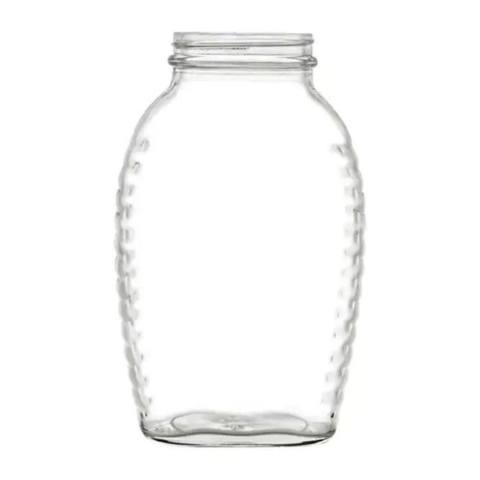 2 lb Glass Clear Queenline Jar, 63-400