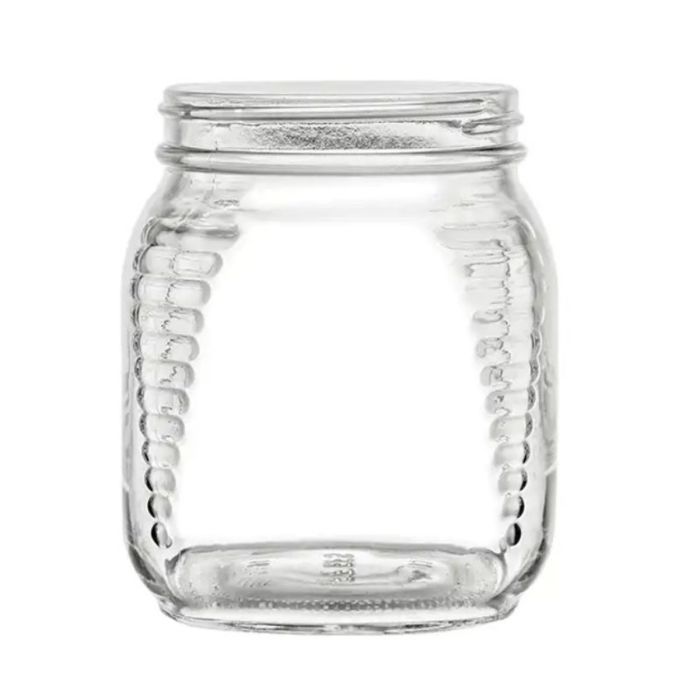 3 lb Glass Honey Square Jar, 89-400