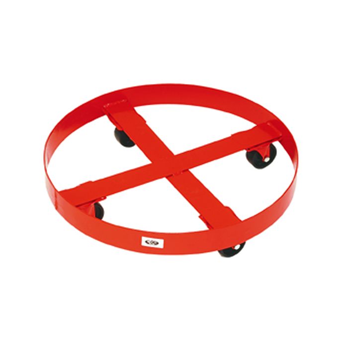 Dolly for 55 gallon drums with steel wheels